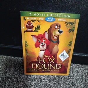 The Fox and the Hound 1 & 2(Blu-ray&DVD)NEW Authentic Disney MovieClub Exclusive - Picture 1 of 5