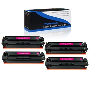 4PK Magenta CF403X 201X Toner Cartridge for HP LaserJet M252 M252dn M252dw - Picture 1 of 24