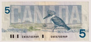 Canada $5 1986 - P-95b / BC-56bA - Circulated Replacement Note - ENX4705989 - Picture 1 of 4