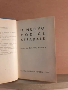Il nuovo codice stradale - majorca cultura giuridica venezia 1959 - Bild 1 von 2
