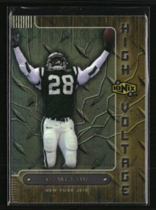 Curtis Martin 2000 UD Ionix #HV9 Football Card