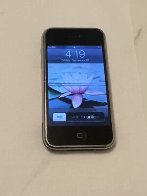 Apple iPhone 1st Generation - 8GB - Black (AT&T) A1203 (GSM) B83 - Image 1 of 4