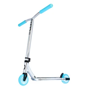 CORE CL1 Mini Complete Stunt Scooter - Chrome/Teal, Limited Edition - Picture 1 of 2