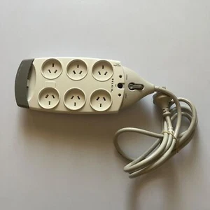 Belkin Portable Socket 6 Outlet + Telephone Surge Protection F9S620au 2M - Picture 1 of 12