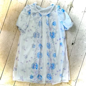 Vintage 1960’s Babydoll Floral Chemise Size 10 - Picture 1 of 7