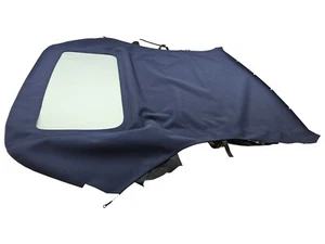 Fits:PORSCHE 911 996 99-01 Soft Top & Plastic window Haartz Blue Stayfast Canvas - Picture 1 of 4