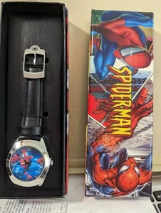 Vintage MARVEL Spiderman Collectible Analog Watch in Comic Strip Box NIB - Picture 1 of 4