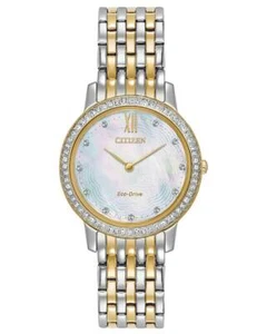 Citizen Silhouette Crystal EX1484-57D Ladies 29mm Watch MSRP $325 - Picture 1 of 4