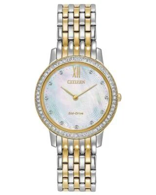 Citizen Silhouette Crystal EX1484-57D Ladies 29mm Watch MSRP $325 - Image 1 of 4
