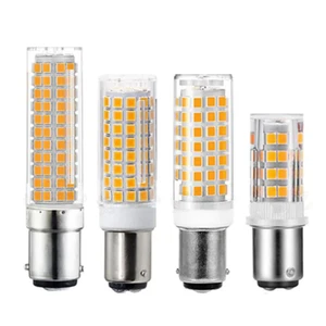 DIMMABLE BA15D LED Lamps 110V 220V 6W 9W 12W 15W Corn Light Bulb Droplight Chand - Picture 1 of 12