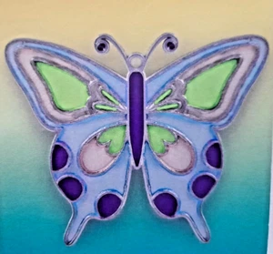 BUTTERFLY Suncatcher Craft Kit Make Bake Kids Teens Baking Crystals Summer Craft - Picture 1 of 5