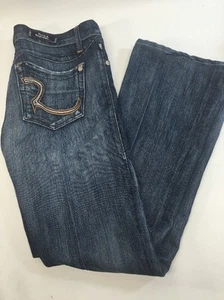 Rock & Republic Blue Jeans Women's Flare Size 29 (Actual 35x30) - Picture 1 of 5