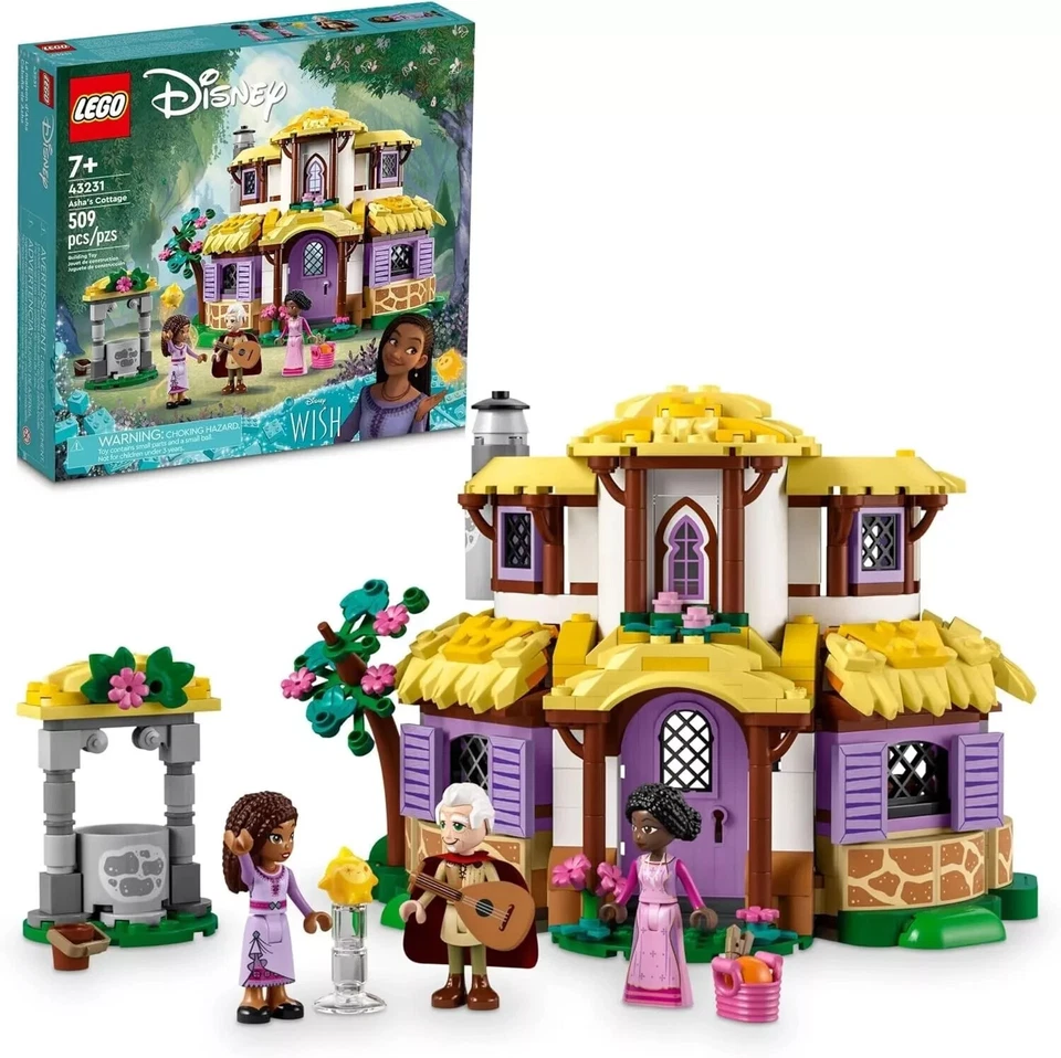 NEW LEGO DISNEY Wish Asha's Cottage 43231 Building Toy 509 Pieces - Image 1 of 1