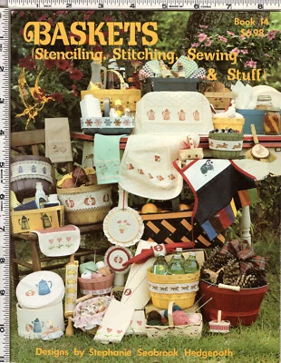 Baskets (Stenciling, Stitching, Sewing & Stuff" ©1983  Pegasus Originals Book 14 - Image 1 of 2