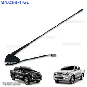 Black Long Antenna Replacement For Isuzu Holden D-Max V-Cross 4x4 UTE 12 - 16 - Picture 1 of 5