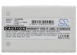 Batterie type BLB-2 pour Nokia 8210 8310 8250 8270 8290 5210 6510 8850 8390 - Photo 1 sur 5