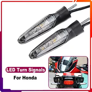 1 Paar LED Blinker Für HONDA CRF1000L AFRICA TWIN 2016-2019 Anzeigelicht - Picture 1 of 13