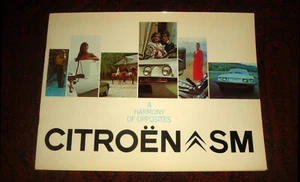 1973 CITROEN SM MASERATI 16-page Vintage Car Large USA Sales Brochure BRAND NEW - Bild 1 von 10