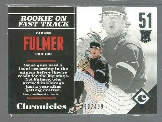 2017 Panini Chronicles #107 Carson Fulmer RC 298/499 (ref 70694) - Image 1 of 1