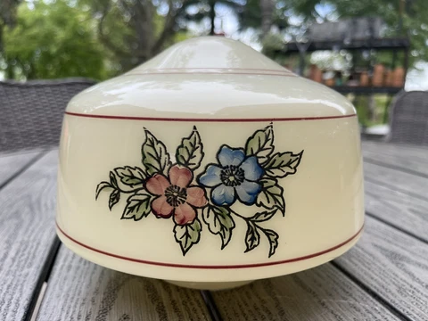 Antique schoolhouse light globe Cover