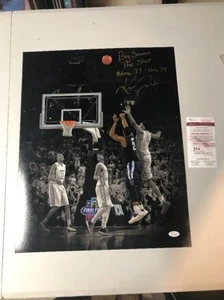 Kris Jenkins Autograph Signed Villanova 3 Insc Shot Spotlight 16x20 Photo JSA - Picture 1 of 1