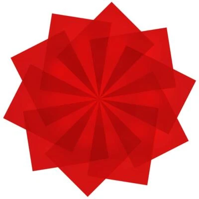 10 Pieces Christmas Gel Filter - Transparent Color Red Correction Lighting Ge... - Image 1 of 4