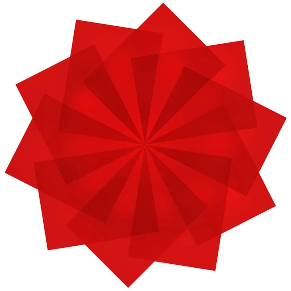 10 Pieces Christmas Gel Filter - Transparent Color Red Correction Lighting Ge... - Image 1 of 4