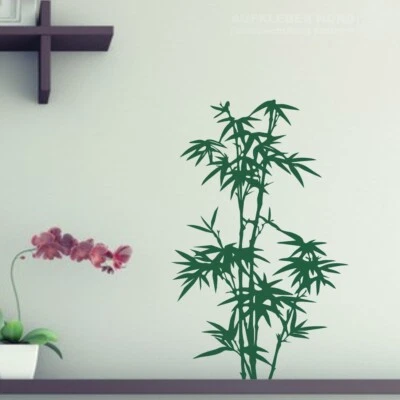 Bambus Wandtattoo 60cm Pflanze Strauch A15 Wandaufkleber Schilf Deko Wandsticker - Bild 1 von 4