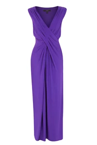 Coast Brand New Purple Mona Long Maxi Dress size 14 - Picture 1 of 9