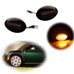 For 02-08 Mini Cooper R50 R52 R53 Amber LED Side Marker Turn Signal Lights Lamps - Picture 1 of 12