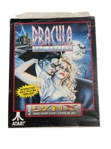 DRACULA the Undead Atari Lynx Game with Box & Manual Untested - Picture 1 of 7