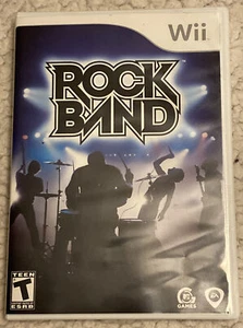 EA MTV Games Nintendo Wii Rock Band 2008 Disk and Manual  - Picture 1 of 4