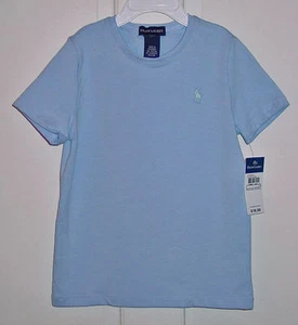 RALPH LAUREN GIRLS BLUE STRETCH T-SHIRT SIZE 6 NEW WITH TAGS - Picture 1 of 1