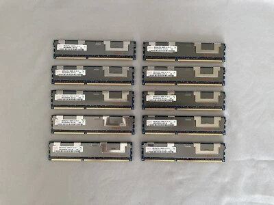80GB (10 X 8GB) HYNIX 2RX4-PC3-10600R-1333 MHz REG ECC RAM HMT31GR7BFR4C-H9 D7 - Image 1 of 4