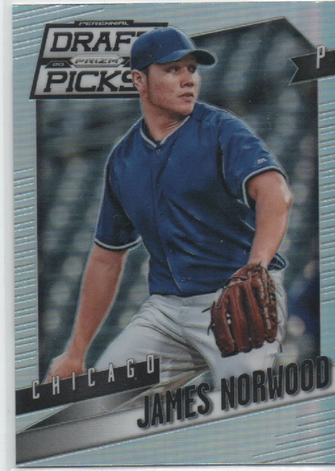 2014 Prizm Perennial Draft Picks PRIZM #65 James Norwood Chicago Cubs RC 14 - Image 1 of 1