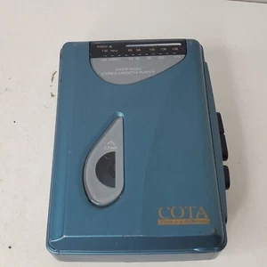 Vintage Cota grün AM/FM Kassettenspieler CT-14435 Radio funktioniert Bänder müssen ersetzt werden  - Bild 1 von 13