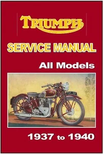 TRIUMPH Owners Manual All Models 1937 1938 1939 & 1940 2H 2HC 5S 5SE 6S 3S & 3SE - Picture 1 of 4