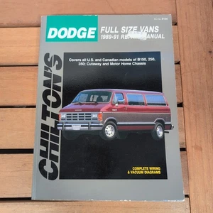 Chilton's Dodge Full Size Vans 1989-91 Repair Manual #8169 - Picture 1 of 4