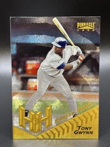 1996 Pinnacle Tony Gwynn #187 Hardball Heroes Starburst HOF Padres KOSTENLOSER VERSAND - Bild 1 von 2