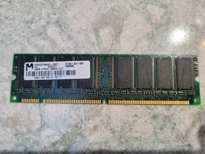 Micron MT8LSDT864AG-10EC7 Memory RAM 64MB  100MHZ PC-100 100Mhz Memory - Image 1 of 4