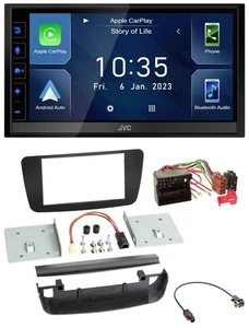 JVC DAB Bluetooth MP3 USB 2DIN Autoradio für Mercedes A-Klasse W176 2012-2018 CL - Bild 1 von 10