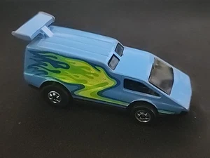 Alerón deportivo vintage Hot Wheels Blue Flames 1976 Blackwall - Imagen 1 de 8