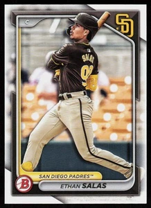 2024 Bowman Draft Ethan Salas #BD-140 BASEBALL CARD San Diego Padres - Picture 1 of 2