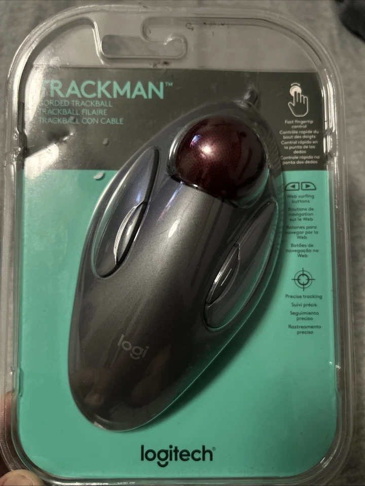 Logitech Trackman Marble Trackball Maus - 910-000806 - Bild 1 von 4
