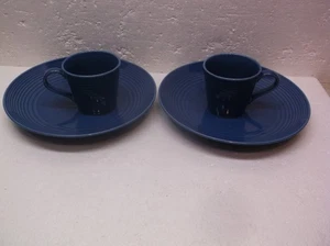 Royal Doulton Gordon Ramsay Maze Dishes Cups Plates Blue Denim Pre Owned - Picture 1 of 5