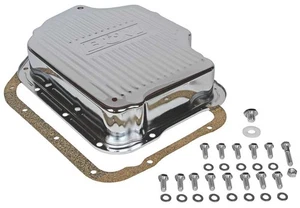 B&M; TH400; Deep Transmission Pan; Chrome; Adds 2 Quarts - Picture 1 of 2