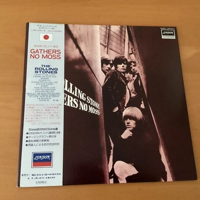 THE ROLLING STONES GATHERS NO MOSS JAPAN LP OBI 2LP L35P-1037-8 - Image 1 of 4