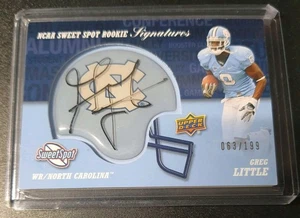 Greg Little - Upper Deck NCAA Sweet Spot Signatures 2011 - Panthers - Auto -/199 - Picture 1 of 4
