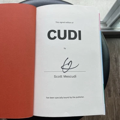 AUTOGRAPHED KID CUDI SIGNED CUDI THE MEMOIR BOOK SCOTT MESCUDI