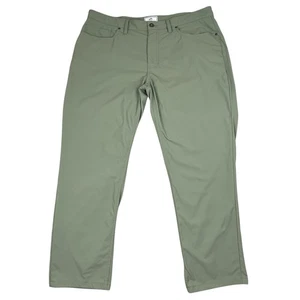 Southern Tide Pant Men 38x32 Performance Golf Chino Straight Green Nylon Stretch - Picture 1 of 13
